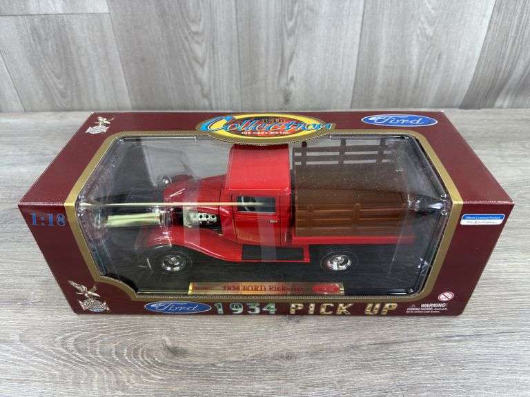 1934 Ford Stake Truck, 1/18, Road Legends