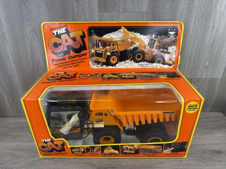 The Cat RC Power Dumper, 16” Long, New Bright