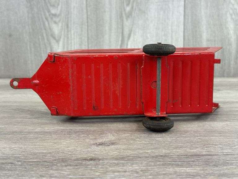 Structo Livestock Truck W/Loading Chute, Missing Stakes