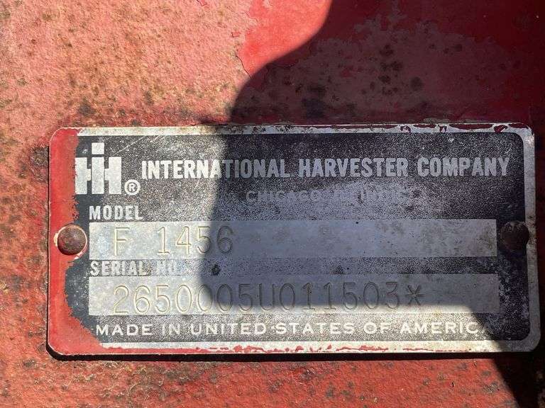 1970 Farmall International 1456