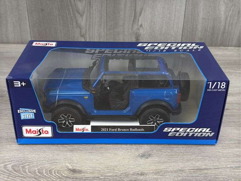 2021 Ford Bronco Badlands, 1/18, Maisto, Special Edition