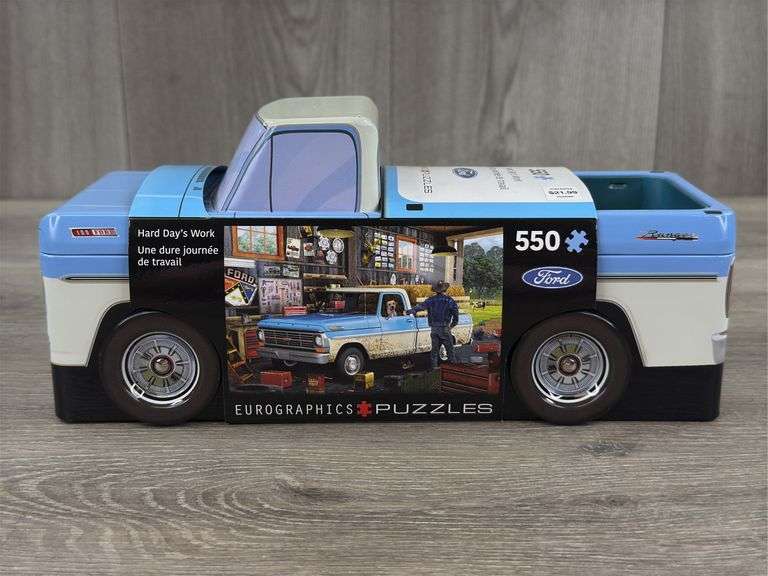 Ford F100 Ranger Pickup Puzzle, 550 Piece, Collector Tin