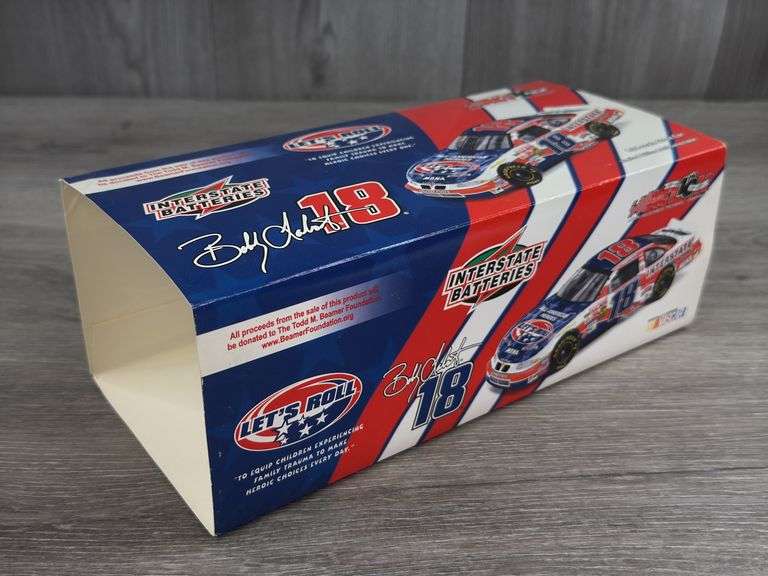 Bobby Labonte #18 Interstate Batteries/Let’s Roll 2002 Grand Prix Stock Car, 1/24, Limited Edition, Action 10th Anniversary
