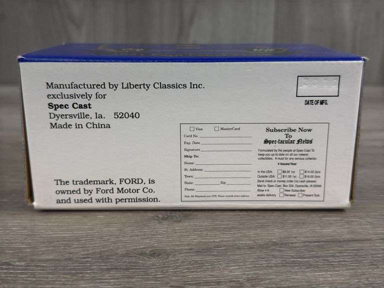 1931 Ford Cooper Tires Panel Truck Bank, 1/25, Limited Edition