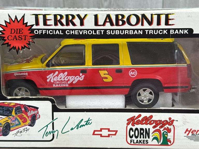 Terry Labonte #5 Kellogg’s Chevrolet Suburban Truck Bank, 1/25, Collector Edition, Brookfield Collectors Guild