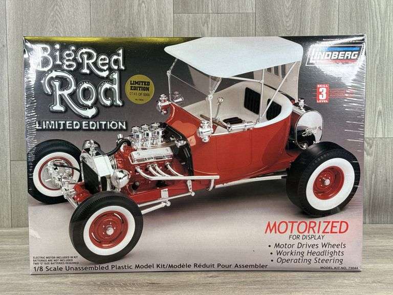 Big Red Rod Plastic Model Kit, 1/8, #741 Of 5000, Lindberg