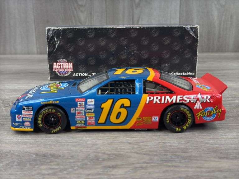 Ted Musgrave #16 Family Channel 1997 Thunderbird Stock Car, 1/24, Limited Edition, 1 Of 5,604, Racing Collectables Action Platinum Series