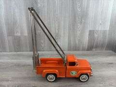 Hubley Mighty-Metal Pile-Driver Truck, 13” Long