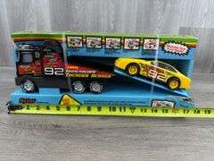 Nylint Racing Sound Machine Thunder Runner Race Car Hauler