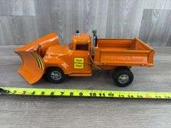 Tonka Toys State Hi-Way Dept. Plow/Dump Truck, 17 1/2” Long
