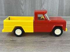 Structo Pickup Truck, 9” Long, Metal Truck & Plastic Bed