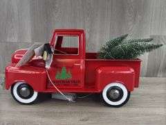 Farm Fresh Christmas Tree Lighted Truck, 19” Long