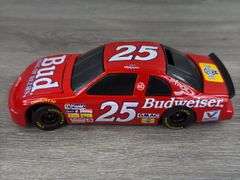 Ken Schrader #25 Budweiser Monte Carlo Stock Car Bank, 1/24, 1 Of 6,204, Action