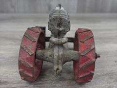 Fordson Cast Iron Tractor W/Driver, 6” Long, Arcade