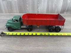 Hubley Truck & Dump Trailer, 16 1/2” Long