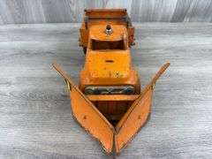 State Hi-Way Dept. Plow/Dump Truck, 17 1/2” Long