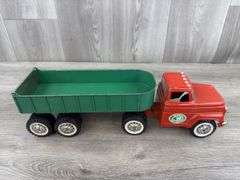 Hubley Mighty-Metal Truck & Dump Trailer, 17” Long