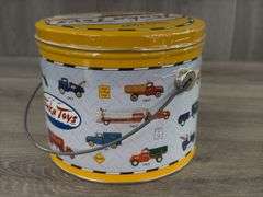 Tonka Toys Metal Pail W/Molded Tonka Cookies, Sealed