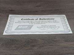 Terry Labonte #5 Kellogg’s Monte Carlo Stock Car, 1/24, Certificate Of Authenticity, 1 Of 4,020, Revell Collection