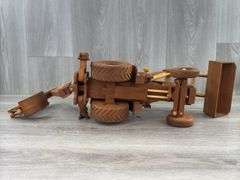 Custom Built Wood Backhoe/Loader, Tractor Is 13”