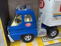 IGA Fame Tractor Trailer, 22” Long, Structo, Road Boss Series