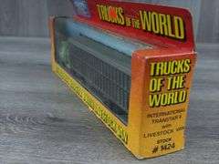International Transtar II W/Livestock Van, 1/64, Ertl
