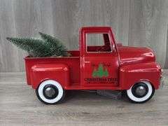 Farm Fresh Christmas Tree Lighted Truck, 19” Long