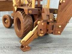 Custom Built Wood Backhoe/Loader, Tractor Is 13”