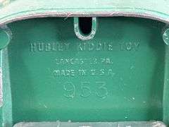 Hubley Mighty-Metal Truck & Dump Trailer, 17” Long