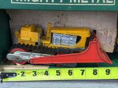 Hubley Mighty-Metal 4 Pc. Road Building Set, Original Box