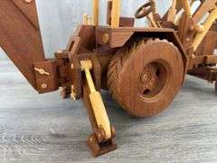 Custom Built Wood Backhoe/Loader, Tractor Is 13”