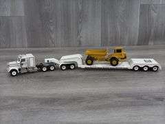 Grove Worldwide Tractor Trailer W/Cat D25D Dump Truck, 1/64