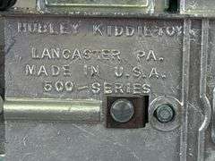 Hubley Truck & Dump Trailer, 16 1/2” Long