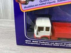 MAN Lorry W/Trailer & Menck M500H Excavator, 1/55, Siku