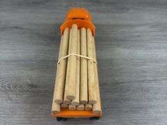 Hubley Log Truck, 12 1/2” Long, Original Box-Missing End Flaps