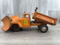 State Hi-Way Dept. Plow/Dump Truck, 17 1/2” Long