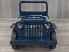 Tonka Jeep U.S.A.F. Truck, 10” Long, Missing Steering Wheel