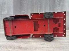 Structo Livestock Truck W/Loading Chute, Missing Stakes