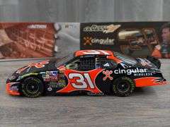 Robby Gordon #31 Cingular Wireless/Black 2004 Monte Carlo Stock Car, 1/24, Limited Edition, 1 Of 2,844, Action