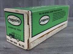 Structo Kom-Pak Dump Truck, 9” Long, Original Box