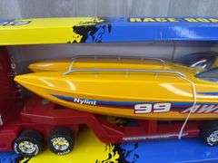 Awesome Powerboats Race Boat Hauler, 26” Long, Nylint Toys