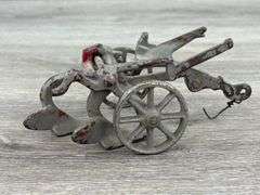 Arcade Cast Iron 2 Bottom Plow, 5 1/2” Long