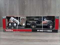 Tonka Off-Road 4x4 Hauler Set, 28” Long, Skid Loader & Tools