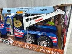 Nylint Towing & Recovery Twin Boom Wrecker, 16” Long