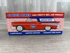 1957 Cooper Tires Chevy Nomad Bank, 1/25, SpecCast