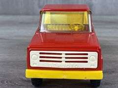 Structo Pickup Truck, 9” Long, Metal Truck & Plastic Bed