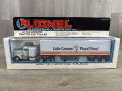 Lionel Little Ceasars Pizza Pizza Tractor Trailer, 11 1/2”