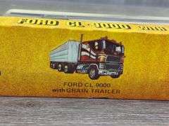 Ford CL-9000 W/Van, 1/64, Ertl, Trucks & Miniatures Of The World