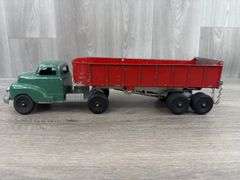 Hubley Truck & Dump Trailer, 16 1/2” Long