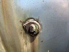 1250 Gallon Stainless Steel fertilizer tank.